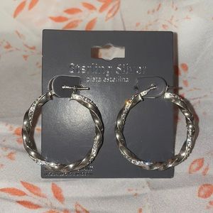 sterling silver hoops